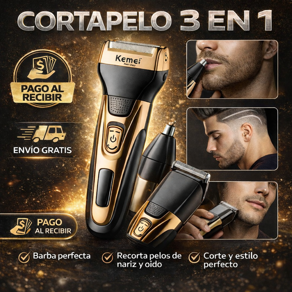 ✂️⚡ CORTAPELO 3 EN 1 –60% 🚨 SOLO HOY