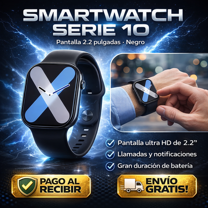 ⌚ SMARTWATCH SERIE 10 2.2" –60% ⏳ SOLO HOY 🔥