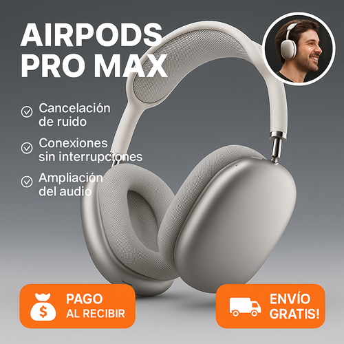 🎧 AIR PODS PRO MAX -60% + CAJA & CARGADOR ¡SOLO HOY! ⚡