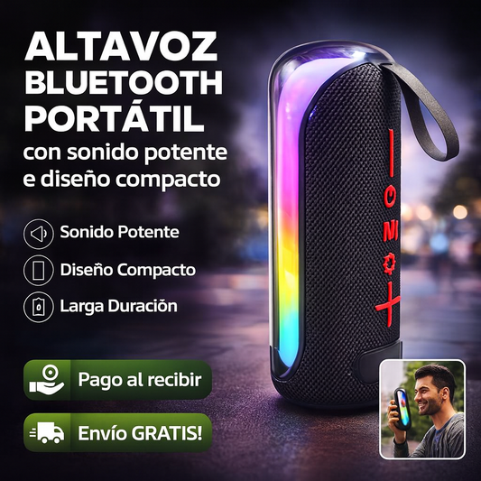 🔊 ALTAVOZ BLUETOOTH 3D -60% ¡SOLO HOY! ⚠️