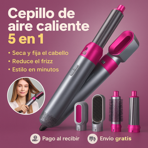 💨 SECADOR CEPILLO 5EN1 -60% ¡ÚLTIMAS UNIDADES! ⚠️